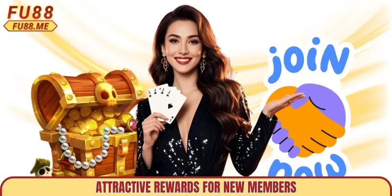 Attractive rewards for new members