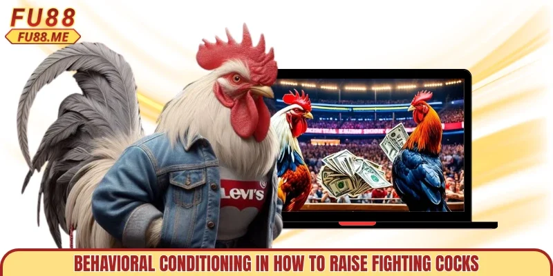 Behavioral conditioning in how to raise fighting cocks