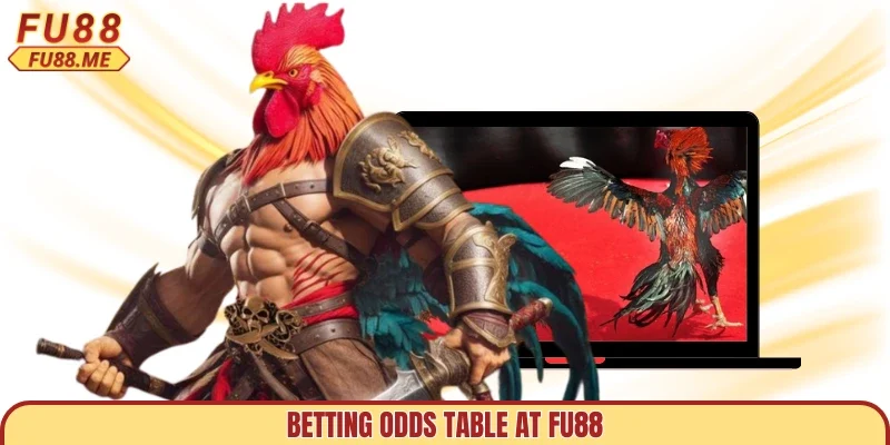Betting odds table at FU88