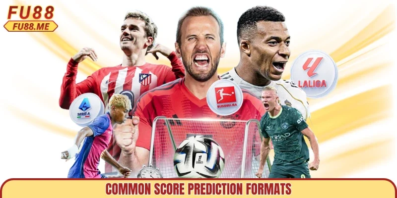 Common score prediction formats
