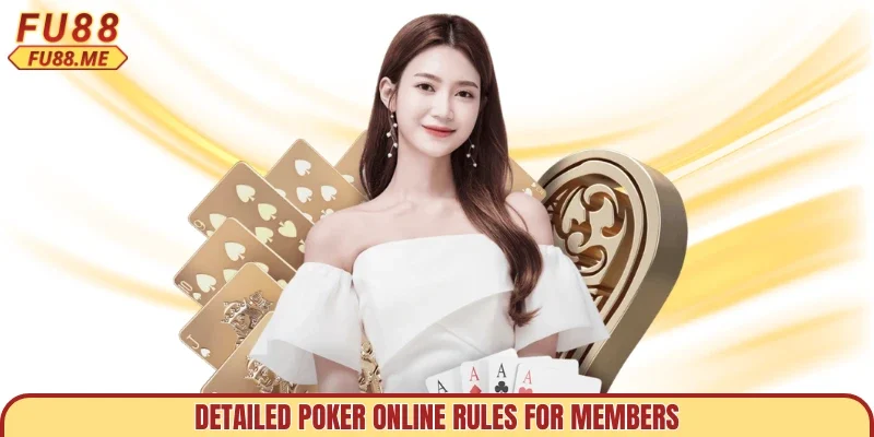 Detailed poker online rules for members
