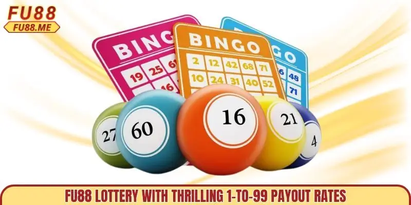 FU88 Lottery with thrilling 1-to-99 payout rates