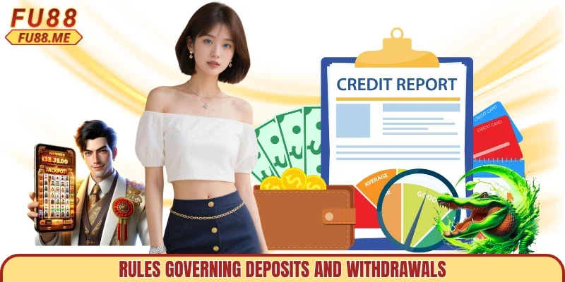 Rules governing deposits and withdrawals