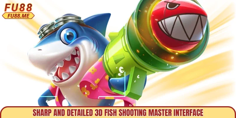 Sharp and detailed 3d fish shooting master interface