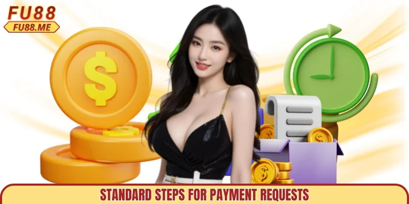 Standard steps for payment requests