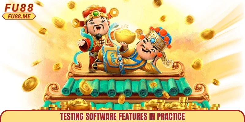 Testing software features in practice